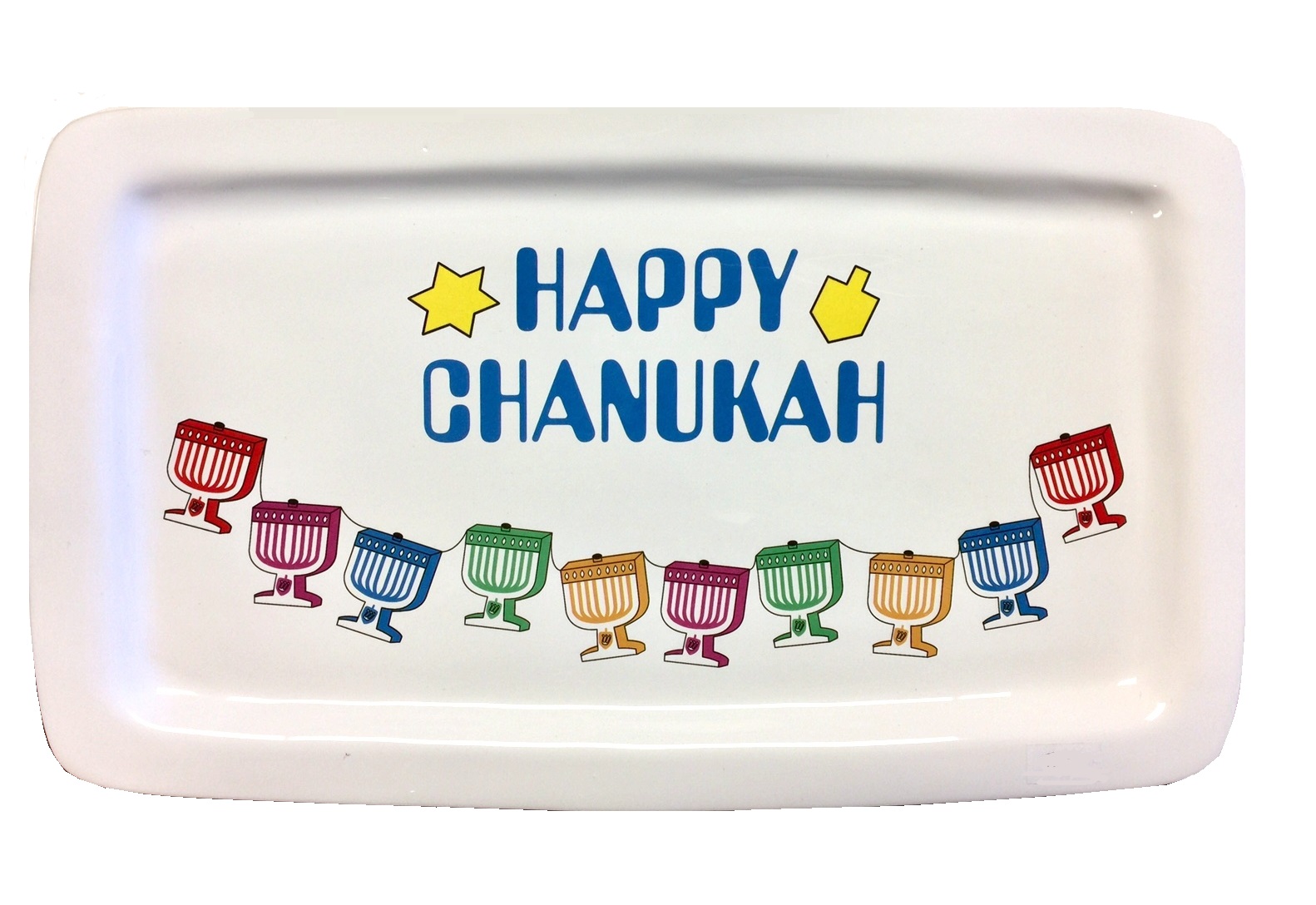Happy Chanukah Ceramic Plate