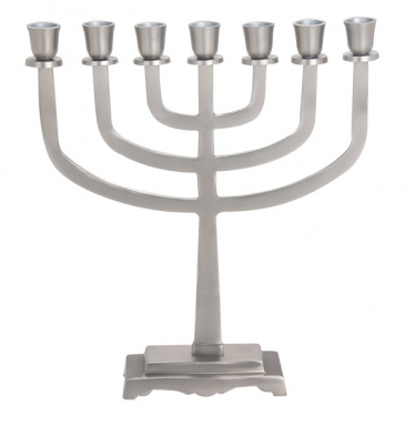 7 Branch Aluminum Menorah