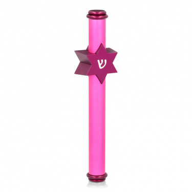 Akilov Magen David Pink Mezuzah