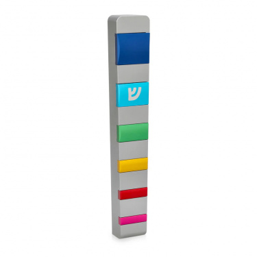 Akilov Rainbow Inlaid Mezuzah
