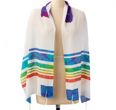 Silk Rainbow Tallit