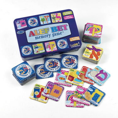Alef-Bet Memory Game in Collectible Tin