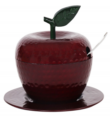 Red Apple Honey Dish 