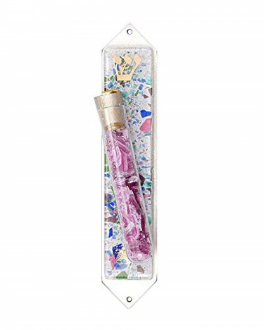 Beames Designs Fiesta Mezuzah with tube for Wedding Shards