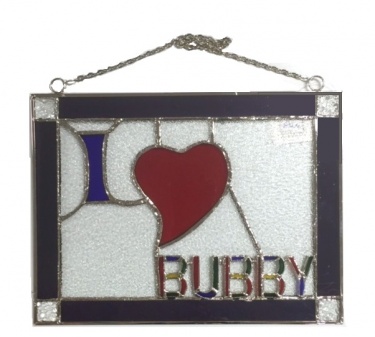 I Love Bubby Wall Hanging