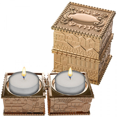 Travel Box Shabbat Candle Holder