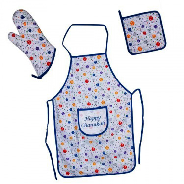 Happy Chanukah Apron Set