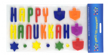 Happy Hanukkah Gel Clings