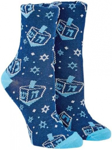 Chanukah Adult Crew Socks, 
