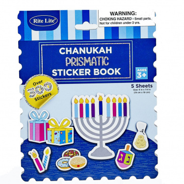 Chanukah Prismatic Stickers