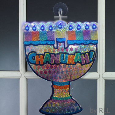 Chanukah LED Window Decoration 