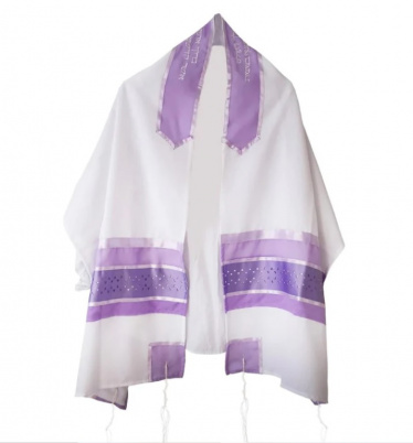 Galilee Lilac Star of David Tallit