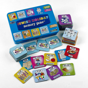 Jewish Holidays Memory Game in Collectible Tin