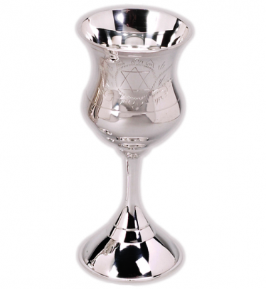 Nickel Plated Kiddush Cup