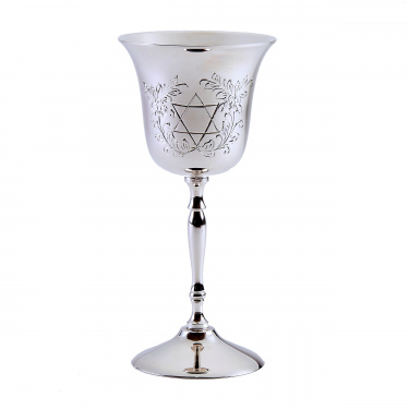 Nickel Plated Kiddush Cup