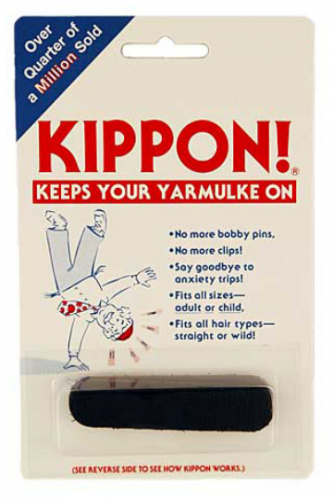 Kippon!  Keeps your Yarmulke on