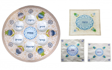 Lily Art 4 Piece Seder SET