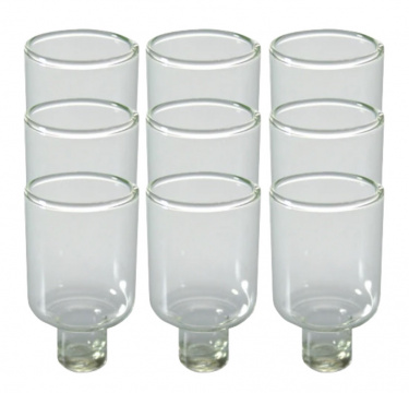 Clear Oil Cups - Pack Of 9
