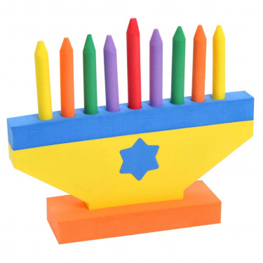 Foam Chanukah Menorah Toy