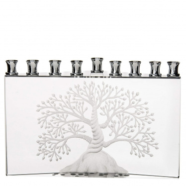  Etz Chaim Tree of Life Crystal Menorah