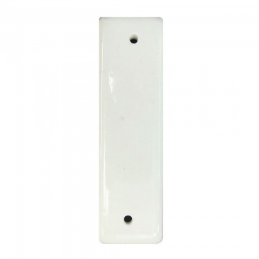 Plain White Ceramic Mezuzah to Decorate