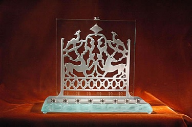 Papercut Menorah by Steve Resnick