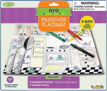 Passover Coloring Placemat Kit