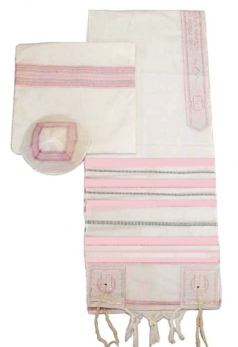 Pink Tallit Set