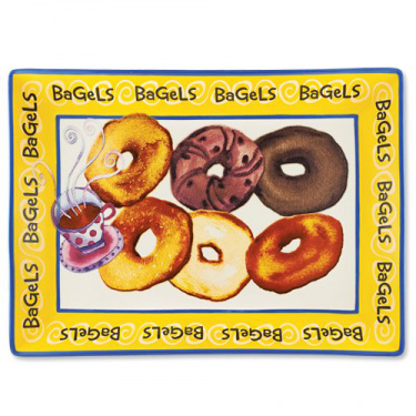 Ceramic Bagel Platter