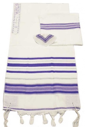 Purple Tallit Set