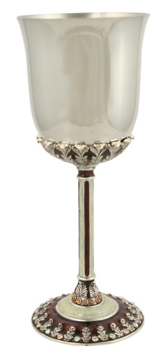 Brown Laurel Kiddush Cup by Quest