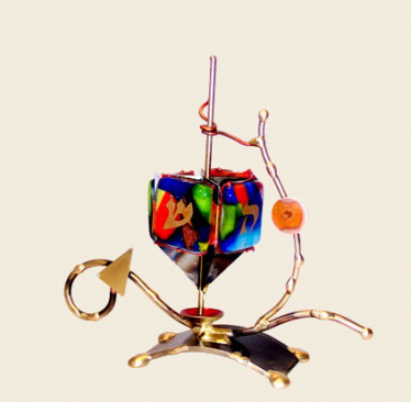 Small Elegant Dreidel by Gary Rosenthal