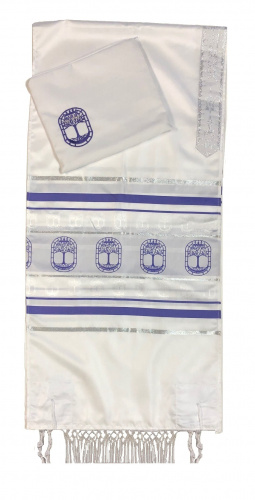 Tree of Life Tallit Set, Violet