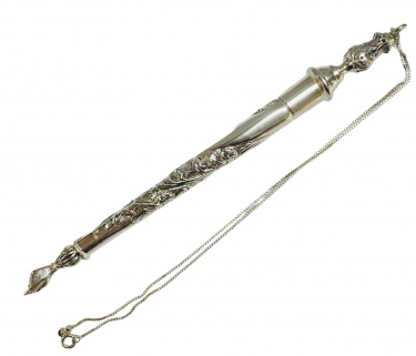 Sterling Silver Floral Yad