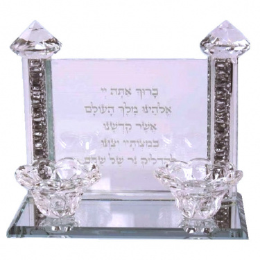 Crystal Candleholder with Stones 7