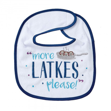 More Latkas Please Chanukah Bib