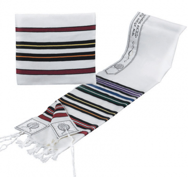  Bnai Or Red Tallit - no bag