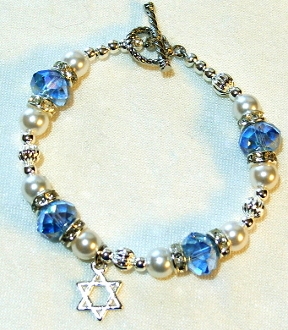 Blue Topaz Crystal Bracelet