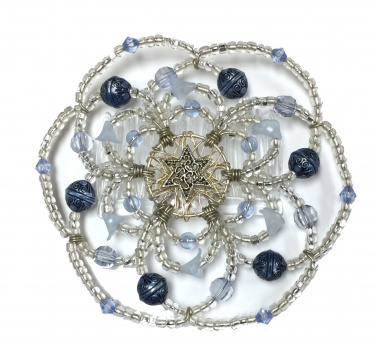 Desert Kippot Callas in Blue