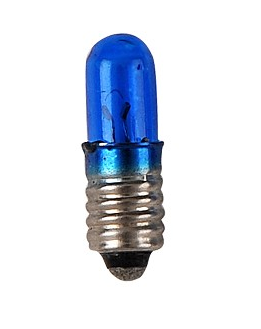 Chanukah Replacement Bulbs, Small Blue