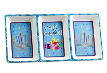 Chanukah Sparkle Melamine Tray