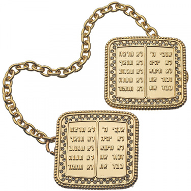 Gold Colored 10 Commandment Clips