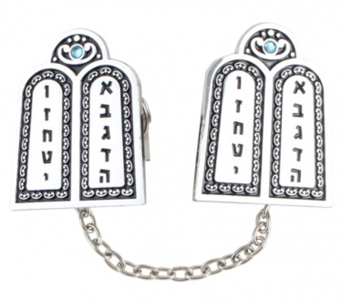 Nickel Luchot Tallit Clips 