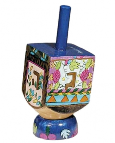 Flowers Dreidel (Israeli style) by Emanuel