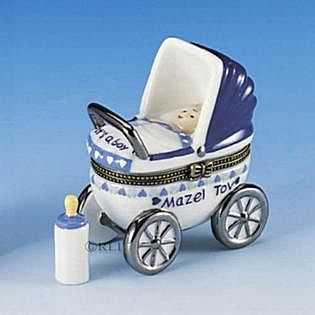 Baby Boy Mazel Tov Keepsake Box