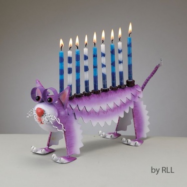 Ketzel the Cat Menorah