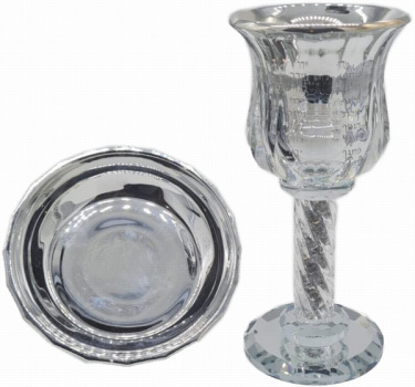 Crystal Rivers Kiddush Cup