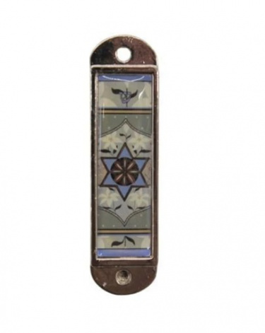 Lavender Jewish Star Car Mezuzah 