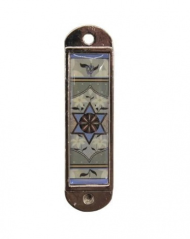 Lavender Jewish Star Car Mezuzah 