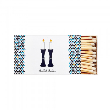 Long Shabbat Matches in Rectangular Gift Box